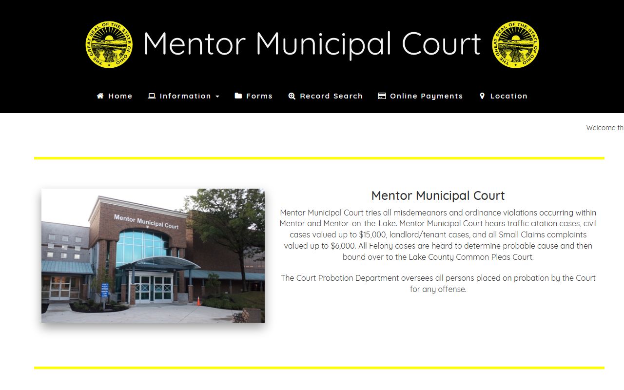Mentor Jail Mugshots - Mentor Municipal Court Case Search