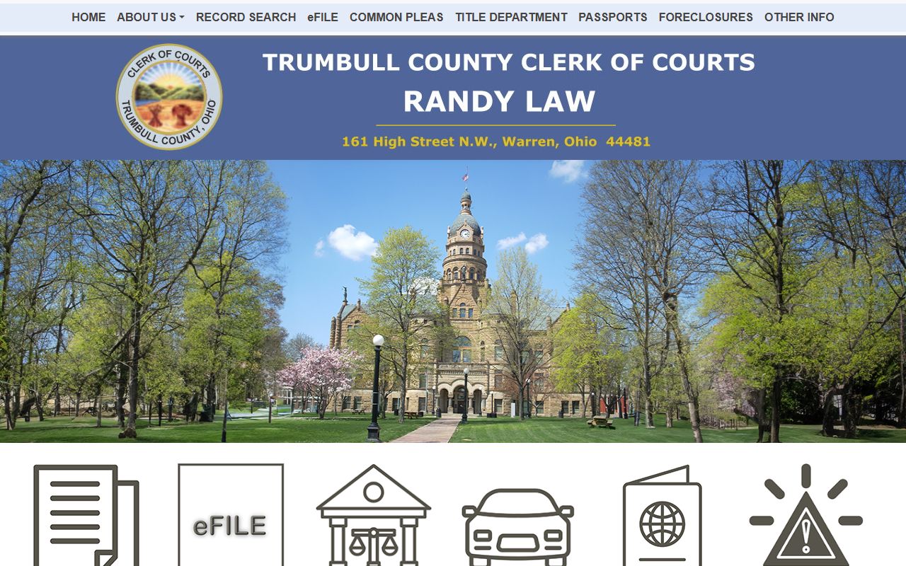 Trumbull County Jail Mugshots - Clerk of Courts Records Search